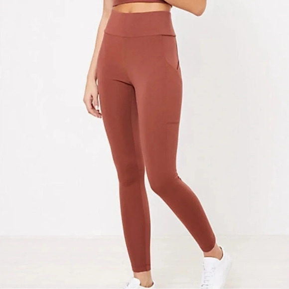 Lou & Grey Ponte Leggings burnt Sienna size small - Picture 1 of 4